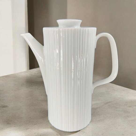 Tapio Wirkkala for Rosenthal Studio Line White Porcelain Teapot Carafe Germany